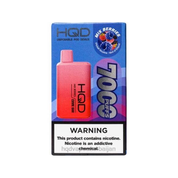 HQD CUVIE BAR birdəfəlik | HQD Vape Azerbaijan 66Z6222 giləmeyvə qarışdırın