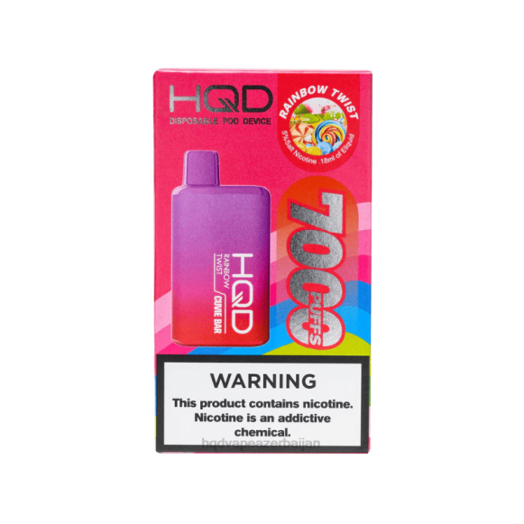 HQD CUVIE BAR birdəfəlik | HQD Vape Azerbaijan 66Z6242 göy qurşağı bükülməsi