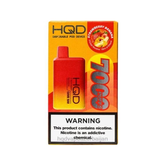 HQD CUVIE BAR birdəfəlik | HQD Vape Baku 66Z6253 çiyələk bananı