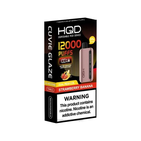 HQD CUVIE GLAZE birdəfəlik vape 12000 | HQD Online 66Z6254 çiyələk bananı