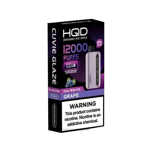 HQD CUVIE GLAZE birdəfəlik vape 12000 | HQD Sale 66Z6168 üzüm