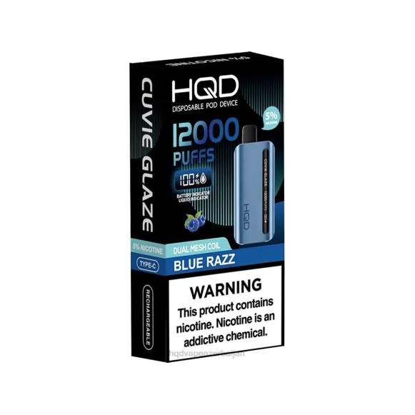 HQD CUVIE GLAZE birdəfəlik vape 12000 | HQD Vape Review 66Z6137 mavi razz