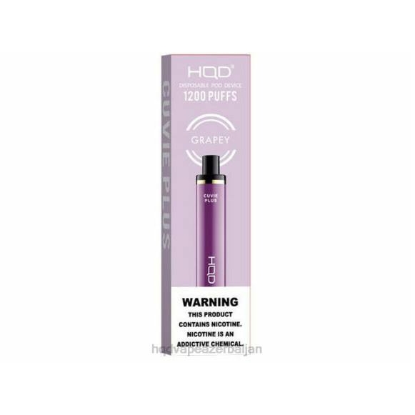 HQD CUVIE PLUS birdəfəlik vape | HQD Azerbaijan 66Z6171 üzümlü