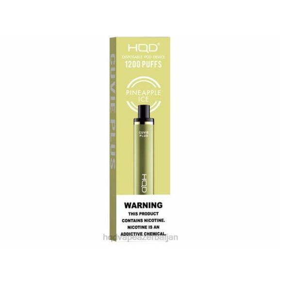 HQD CUVIE PLUS birdəfəlik vape | HQD Online 66Z6234 ananas buz