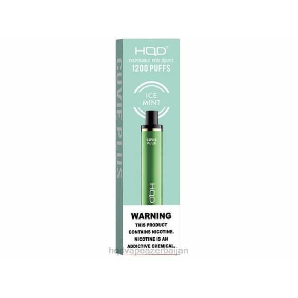 HQD CUVIE PLUS birdəfəlik vape | HQD Vape Azerbaijan 66Z6202 buz nanəsi