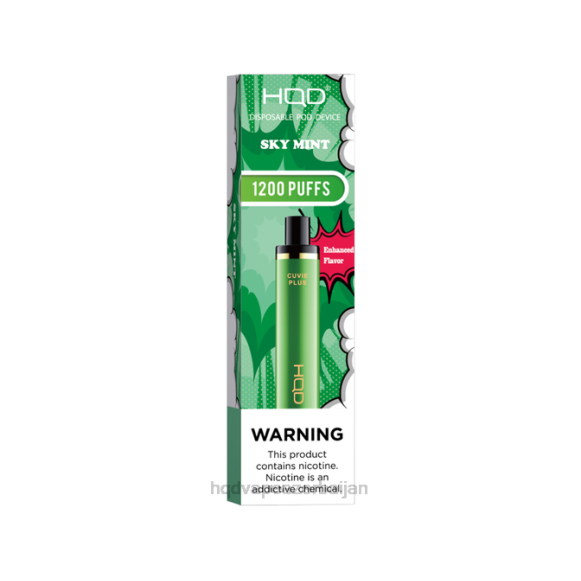 HQD CUVIE PLUS birdəfəlik vape | HQD Vape Factory 66Z6250 göy nanə