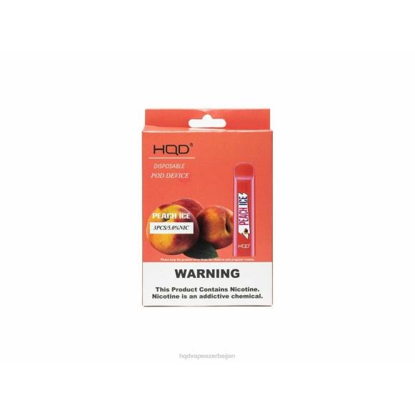 HQD CUVIE birdəfəlik | HQD Vape Factory 66Z6280 şaftalı buz