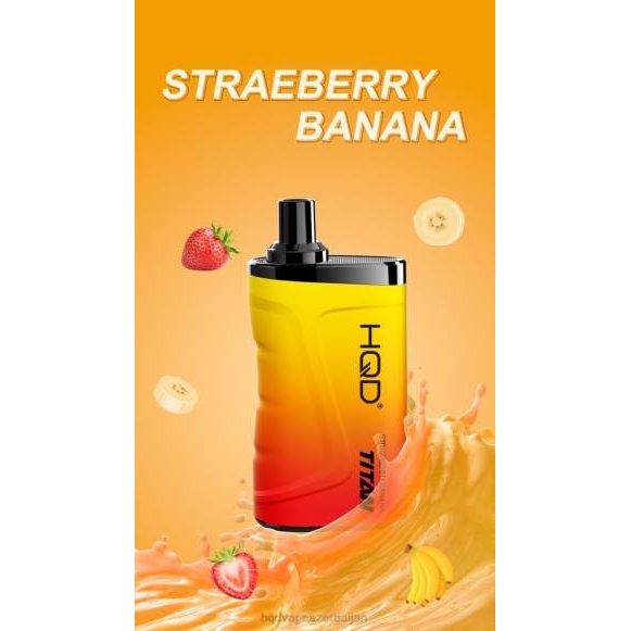 HQD TITAN 7000 puf | HQD Vape Baku 66Z613 çiyələk bananı