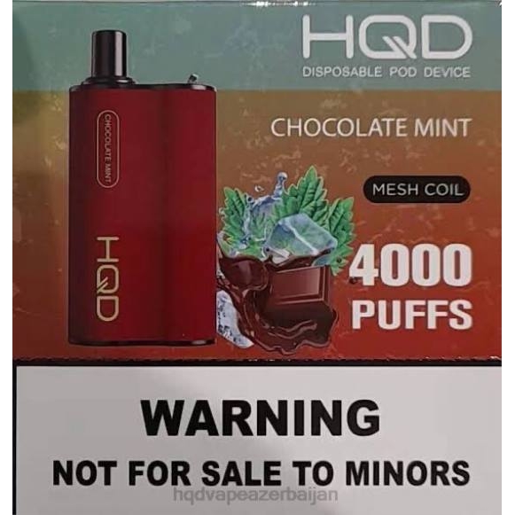 HQD BOX 4000 puf | HQD Azerbaijan 66Z6111 şokolad nanə